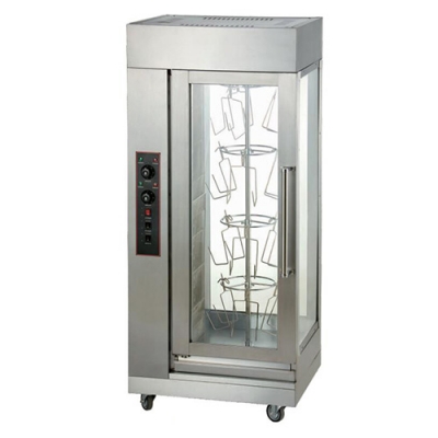 Plynový gril na kuřata na Propan/Butan model GVR-206V pro 16 ks kuřad do 1000 g